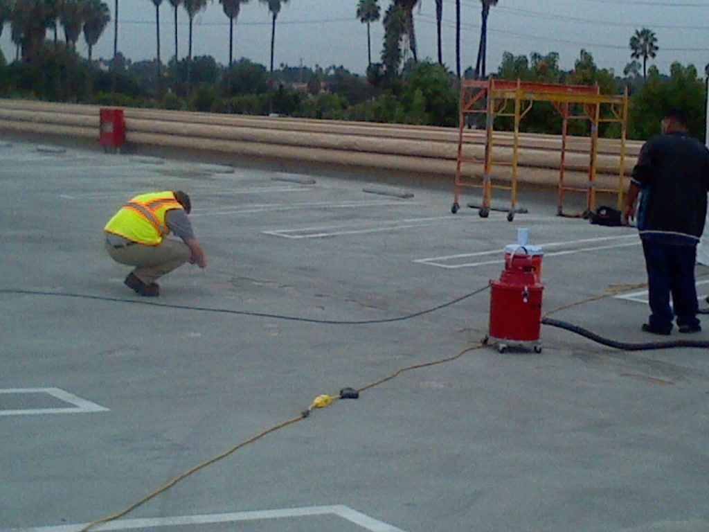 20240829173112 1 Before Parking structure 8 level 4 deck surface repair